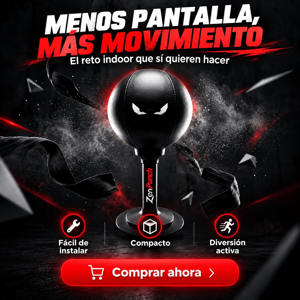 SACO ZENPUNCH | ELIMINA EL ESTRÉS EN COSA DE SEGUNDOS